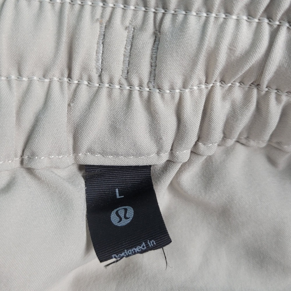 Lululemon Lab Shorts Womens 6 Grey Excellent Ripstop Hiking Drawstring Active - Picture 12 of 13